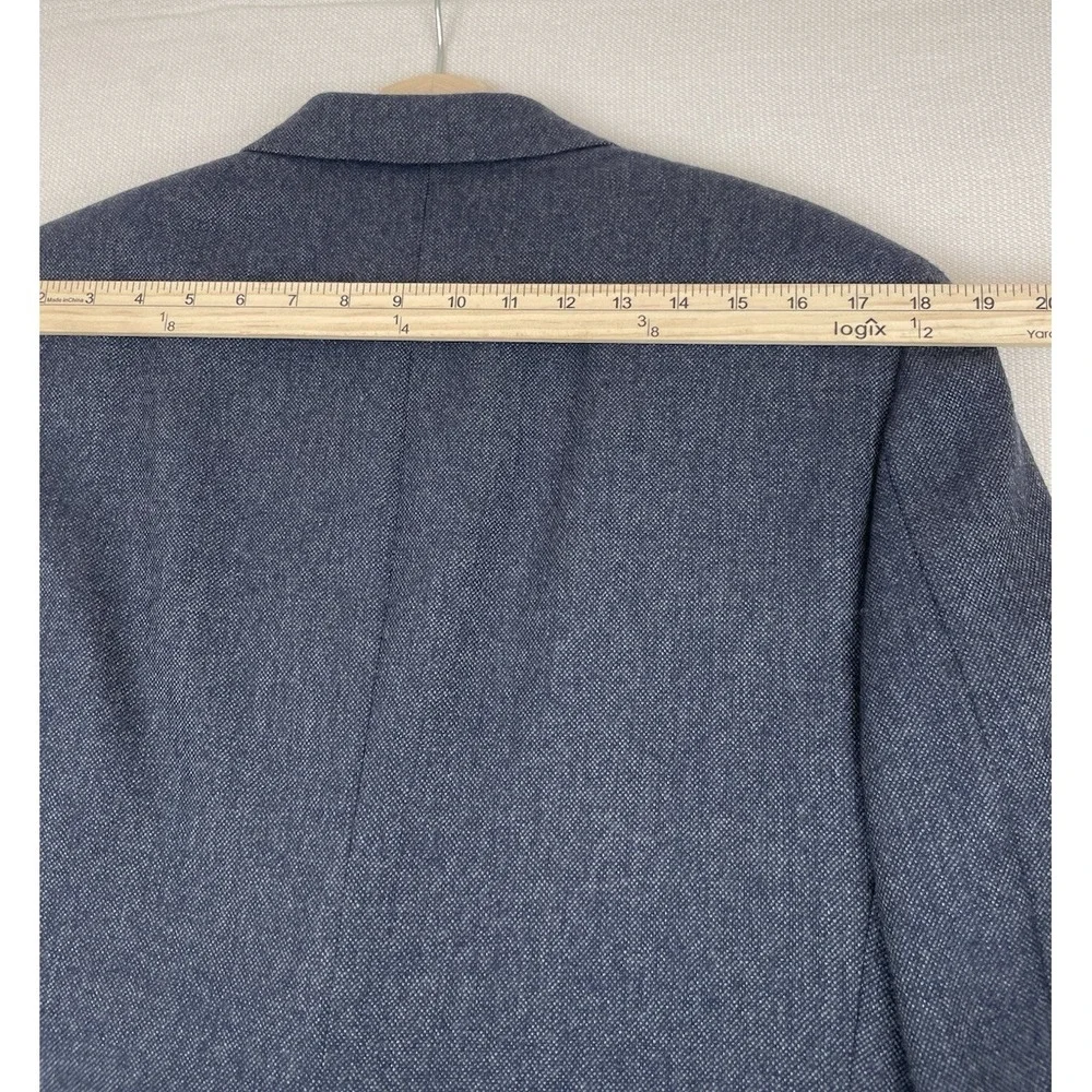 Club Room By Charter Club Wool Cashmere Blazer Blue Size R38 Single‎ Vented